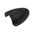 thumbnail image 6 of Unique Bargains 1 Pair 2.48"x2.28"x0.94" Marine Boat Transducer Wire Cable Cover Clam Shell Vent Wire Cover Black S, 6 of 7