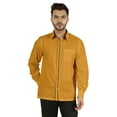 thumbnail image 1 of Bestman Solid Formal Shirt For Mens Button Down Shirt Front Patch Pocket Office Wear, 1 of 7