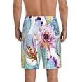thumbnail image 3 of Fotbe Cactus Pajama Shorts for Men, Men's Pajama Bottoms, Sleepwear,Short Pajama Pants-XX-Large, 3 of 9
