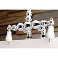 thumbnail image 3 of Kingston Brass AE94T1 Auqa Vintage 3-3/8-Inch Deck Mount Tub Faucet, Polished Chrome, 3 of 4