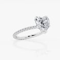 thumbnail image 2 of Ariana Jewel 14k White Gold Plated Wedding Ring for Women's - 1.8 Ct Heart Cut Lab Created Diamond Ring for Her - Engagement Anniversary Proposal Ring for Valentine Day Gift - Daily Wear Fine Ring, 2 of 2