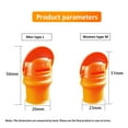 thumbnail image 2 of Pulgar Cuchillo Dedo 5 Protector Clavo de metal Tijeras para cosecha de vegetales (M)*, 2 of 8