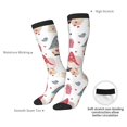thumbnail image 4 of Naloa Gnome With Love Letter Thigh High Socks Extra Long Stretchy Sock Women Over Knee High Opaque Stocking Daily Wear, 4 of 6