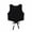 Black, variant on Coerni Girls Sleeveless Tank Top Tie Knot Front Tops T Shirts for Kids Crewneck Cute Casual Athletic Undershirt Crop Top Cute Vest