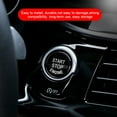 thumbnail image 2 of Maoww Car Start Button Cap Engine Ignition Switch Cover Trim Auto Parts, Replacement for E Series, Black, 2 of 8