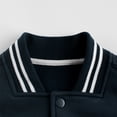 thumbnail image 3 of KYAIGUO Kids Boys Girls Baseball Jacket Cozy Long Sleeve Button Cardigan Outerwear Coat Classic Casual Baseball Jacket, 3 of 8