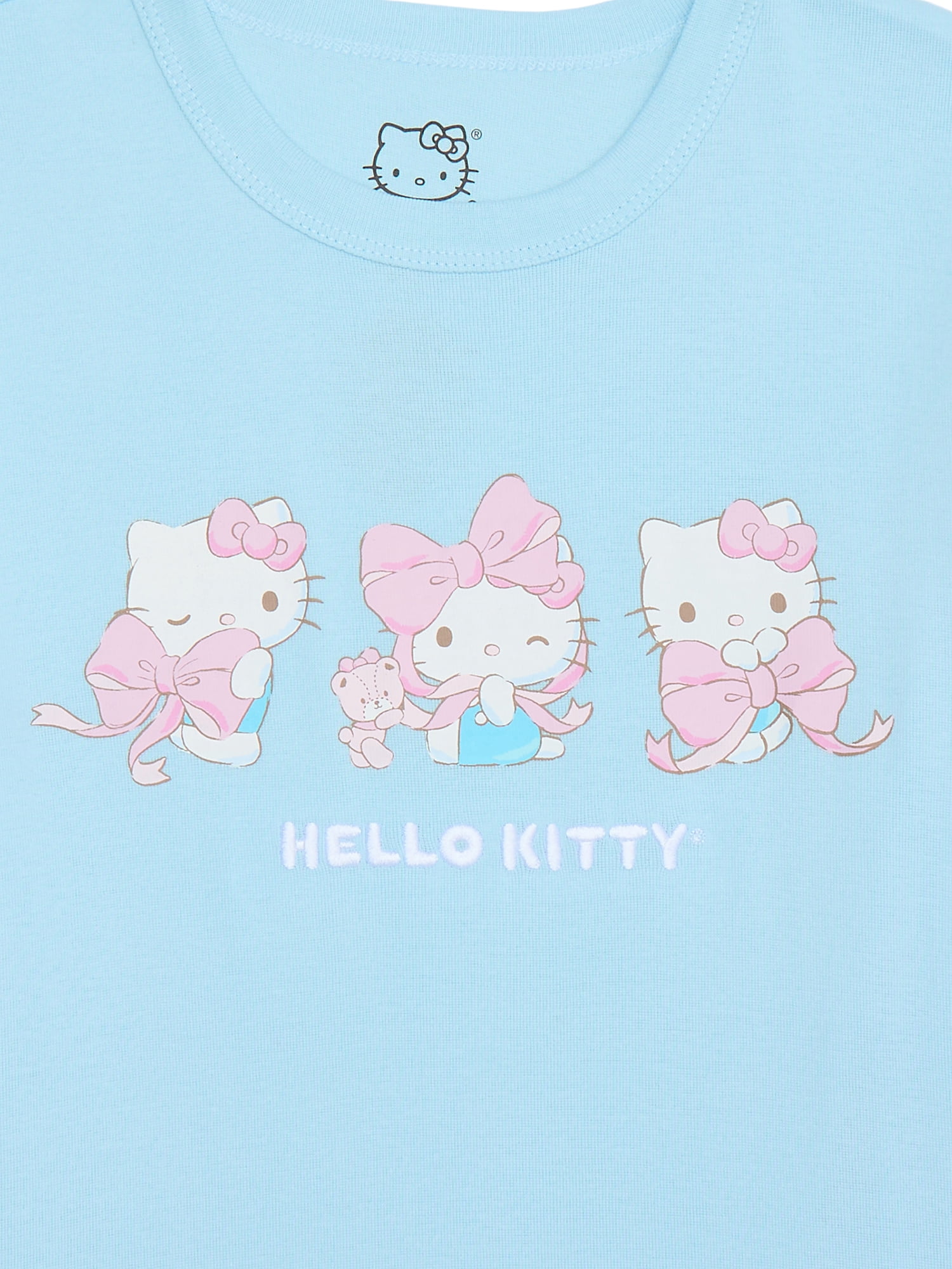 Hello Kitty Women's Cotton Graphic Skimmer Tee with