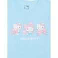 thumbnail image 3 of Hello Kitty Women’s Cotton Graphic Skimmer Tee with Embroidery, Sizes XXS-XXL, 3 of 3