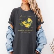 Retro Limoncello La Dolce Vita Lemon Italy Coastal Granddaughter Aesthetic Amalfi Coast Summer T-Shirt V2