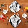 thumbnail image 4 of Coolnut Black White Polka Dots Cloth Napkins Set of 4,Reusable Washable Polyester Dinner Table Napkins for Kitchen,Dining,Restaurant,Party Decoration, 4 of 7