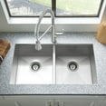 thumbnail image 4 of American Standard Edgewater 33-in x 22-in ADA Double Bowl Kitchen Sink in Stainless Steel, 4 of 4
