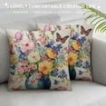 thumbnail image 3 of SHANXI Throw Pillow CoverWatercolor and Pillow Case Flower and Leaves for Party Sofa room 18x18in, 3 of 5
