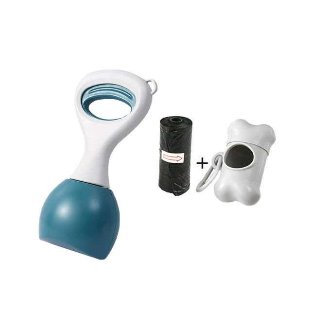 Recogedor de excrementos para perros Recogedor de heces para perros Herramienta fácil de usar y duradera para recoger excrementos de perro Verde 28cm