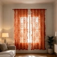thumbnail image 6 of Orangide Lace Sheer Curtain Floral Rod Pocket Window Curtain for Living Room Bedroom Soft Sheer Voile Drapes Home Decor Light Filtering, 6 of 6