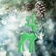 thumbnail image 5 of Christmas Flocking Wreath Cute Scene Solar Decorative Pendant, 5 of 6