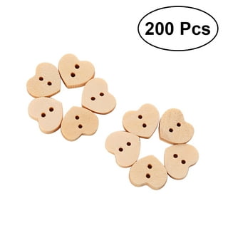 100 or 200pcs 8mm Mini Wooden Buttons for Crafts Sewing Accessories  Clothing Supplies Home Decor 4 Holes