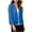 Sky Blue, variant on CHGBMOK Women's Solid Knitted Loose Cardigan Sweater 3/4 Sleeve Open Front Cropped Tops