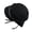 Pearl black, variant on Woolen Domed Hat Adults Fedoras Hat Cocktail Party Props Hat Bowknot Decors Hat