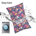 thumbnail image 6 of Salouo colorful Skull flower daisy Pattern Pillow Cases,1PC Pillow Covers with Envelope Closure Decorative Pillow Case for Bed Couch,Pillows Not Included-14"x20", 6 of 6