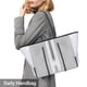 thumbnail image 3 of Bolsa Tote Grande de Neopreno IBFUN con Bolsillo Interior con Cierre Gris, 3 of 6