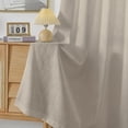 thumbnail image 4 of RISSIEN Linen Curtains 72 inch Length 2 Panels for Living Room 6ft Flax Linen Textured Thick Light Filtering Privacy Window Drapes Grommet Top for Bedroom Wrinkle Resistant Soft (52x72 Nature), 4 of 7