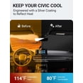 thumbnail image 3 of Protector Solar para Parabrisas Proadsy 2025 Ajuste Personalizado para Honda Civic, 3 of 9