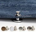 thumbnail image 2 of JIUOU Button Pins for Jeans Pants No Sew Instant Adjustable Jean Button Replacement 1pcs, 2 of 8
