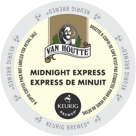Van Houtte Midnight Express Coffee, K-Cup Portion Pack for Keurig Brewers (24 Count)