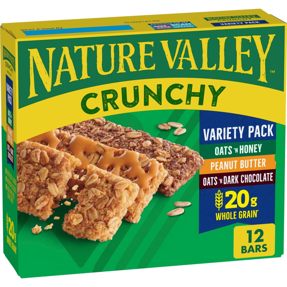 Nature Valley Crunchy Granola Bars Variety Pack 6 ct / 1.49 oz - 5 Pack