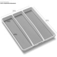 thumbnail image 5 of Bandeja para utensilios madesmart Classic, grande, con agarre suave, 3 compartimentos, 5 of 5