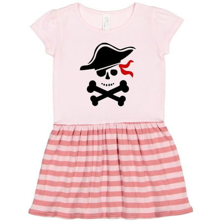 

Inktastic Pirate Skull and Cross Bones Gift Toddler Girl Dress