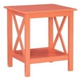 thumbnail image 1 of Linon Table d'Appoint en Bois Dalton, Corail Orange, 1 of 13