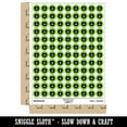 thumbnail image 2 of Lucky Pot of Gold with Shamrock Saint Patrick's Day 200+ Round Stickers - Light Green - Matte Finish - 0.50" Size, 2 of 3