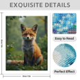 thumbnail image 3 of Diamond Art Kit for Adults, Charming Fox In Forest Glade Diamond Painting for Adults Beginners, 5D DIY Diamond Art Painting Kits, Colorful Diamond Painting Craft for Home Decor 12x16, 3 of 7