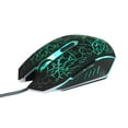 thumbnail image 1 of Graflsoa Ergonomic Wired Gaming Mouse with 4 DPI Settings, 7-Color RGB Lighting, and Optical Tracking - DI-105 Crackle Edition, 1 of 6