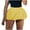 Yellow, variant on Riforla Ladies New Casual Solid Color All Skirt High Waist Short Skirt Skirts for Women Trendy Blue XL