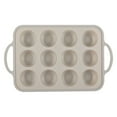 thumbnail image 2 of Clearance Biscuit Moulds under $6 Silicone Pan For Baking With Metal Reinforced Frame 12 Cup Regular Size Cupcake Pan Silicone Tray Cupcake Baking Pan For Oven Dishwasher, 2 of 7