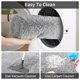 thumbnail image 4 of Alfombra Merelax Soft Modern Shaggy de 150 x 240 cm, color gris, 4 of 9