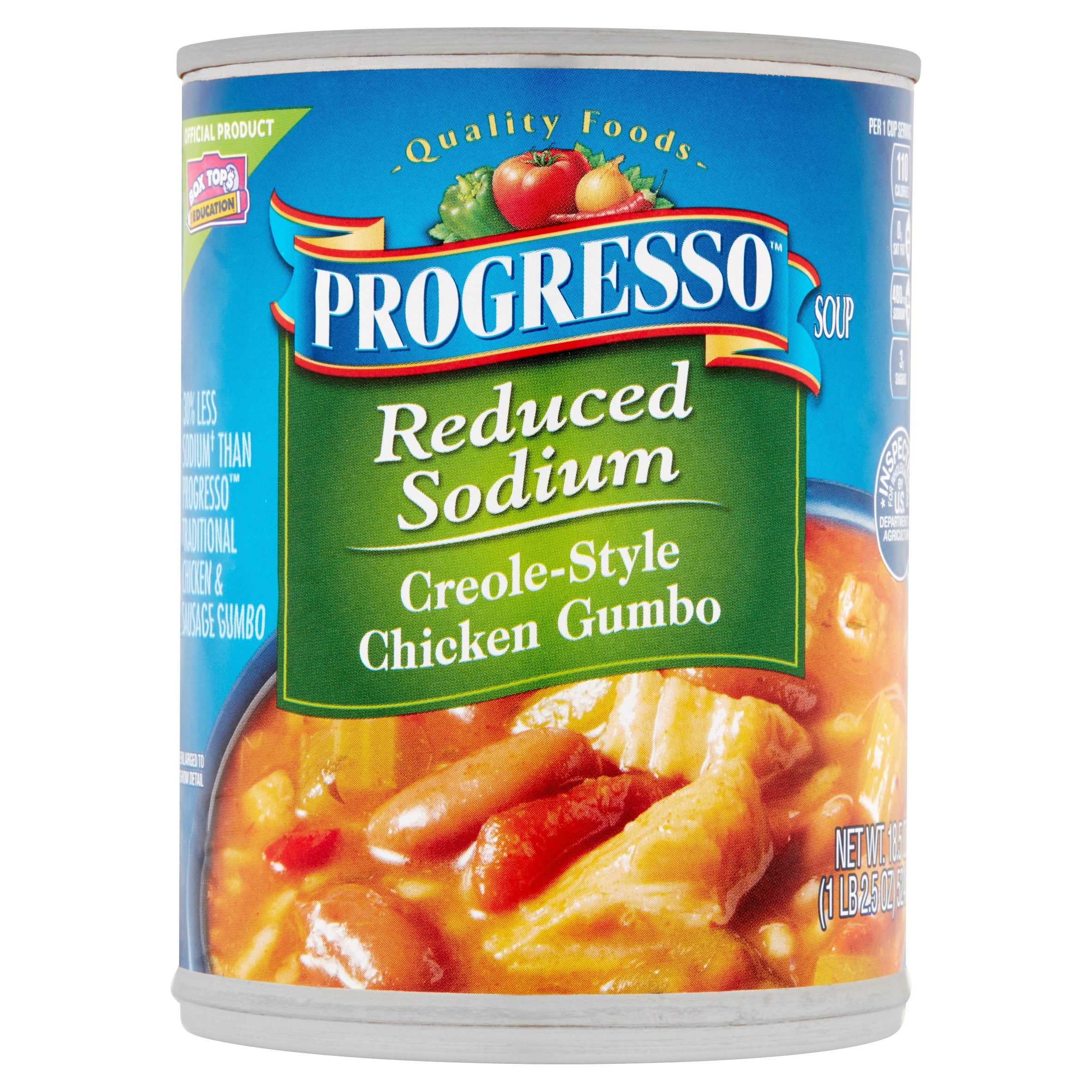 Progresso Heart Healthy Chicken Gumbo Soup 18.5 oz. Can by General Mills Sales, Inc.
