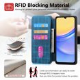 thumbnail image 5 of CoverTrend for Samsung Galaxy A15 Detachable Magnetic Wallet Phone Case for Men Women, RFID Blocking Material Retro Folio Flip Leather Case with 3 Card Slots for Galaxy A15,Blue, 5 of 9