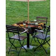 thumbnail image 4 of Fsddascl Basketball Player Outdoor Tablecloth - 54x54 Inch Square Dining Table Cover, Watercolor Modern Abstract Art Waterproof Outdoor Table Cloth with Umbrella Hole & Zipper for Picnic/Patio/Party, 4 of 7