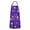 Halloween Purple Spider-2, variant on Halloween Purple Spider Web Apron-Garden Aprons for Women with Pockets-Cotton Linen Waterproof Kitchen Cooking Gardening Aprons Adjustable for Kitchen,Cooking,BBQ and Salon 32"x27"