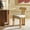 Cream / Light Blonde, variant on Safavieh Cayde Modern Wood Dining Side Chairs, Sage / Walnut