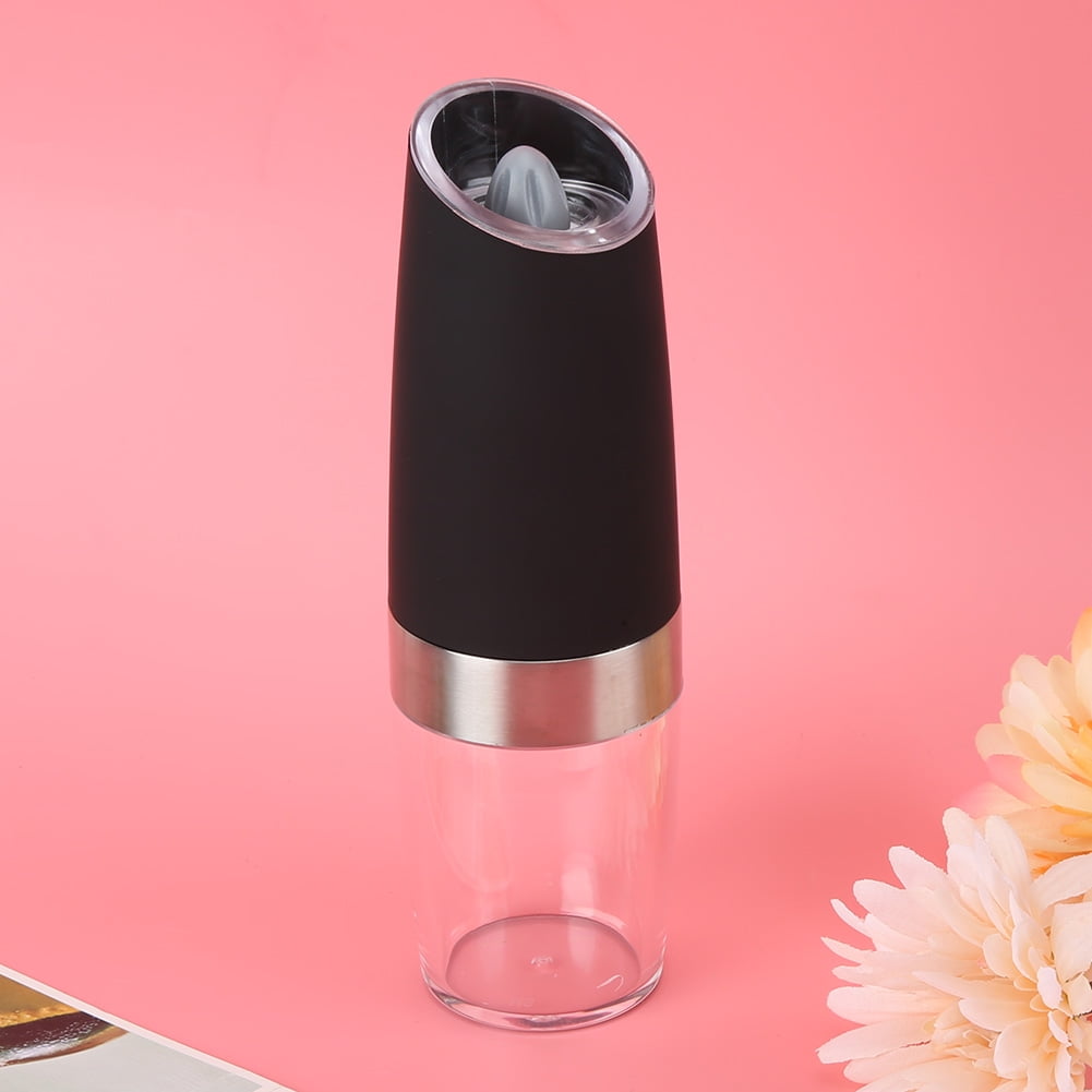 Rupoun Household MultiFunctional Electric Grinding Tool Pepper Mill Induction Spice Grinder, Black (7.9 inches / 20 cm)