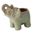 thumbnail image 5 of MLINS Calf Elephant Succulent Planter Ceramic Elephant Decoration Desktop Flowerpot Ornament, 5 of 8