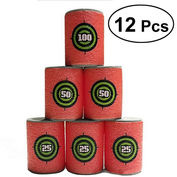 EVA Dart Shoot Bullets for War Game Blasters 12PCS Multi Color Toys for Kids Storage Use