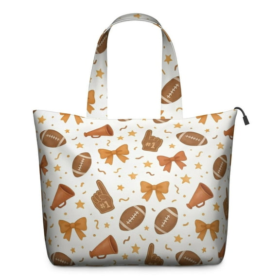 Football and Cheer Goods Pattern Travel Tote Bags for Women Carry On,Large Weekender Bags for Women Travel,Multi Functional Duffle Bag for Work,Shopping,Sports