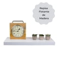 thumbnail image 4 of Repisa flotante de madera, rectangular, color blanco ELLEGANCE HOUSEWARE FS47825, 4 of 5
