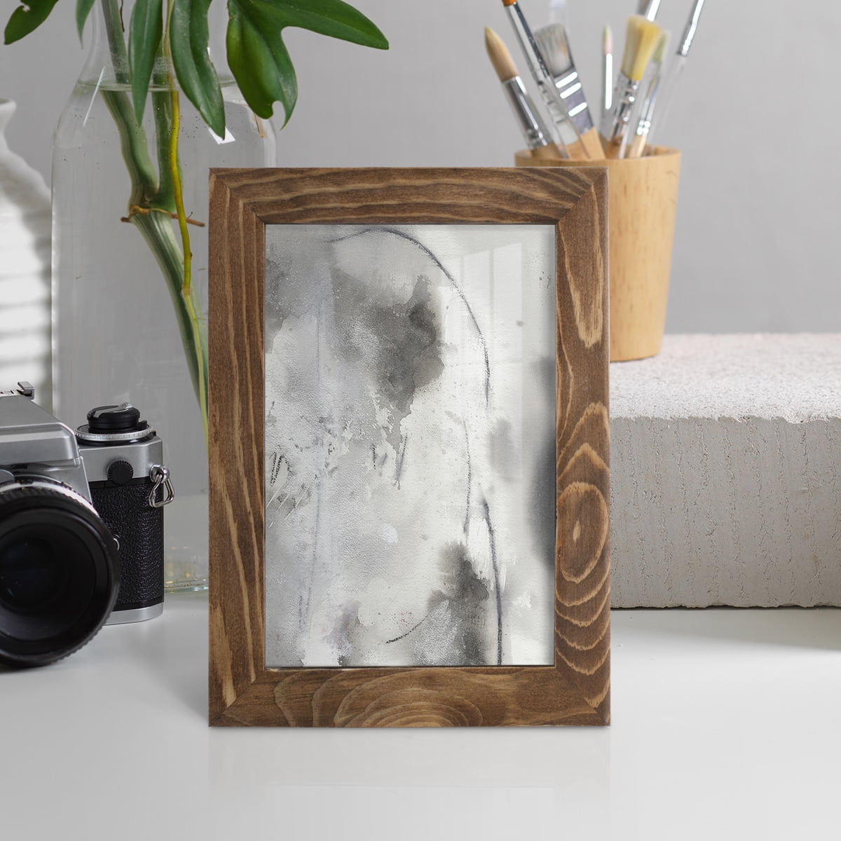 Mystical Objects IV - Framed Print w/glass - Walnut