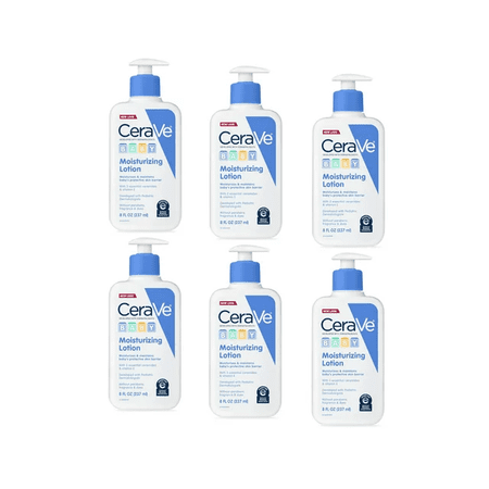 6 Pack CeraVe Baby Lotion, Paraben and Fragrance Free, 8 Ounce
